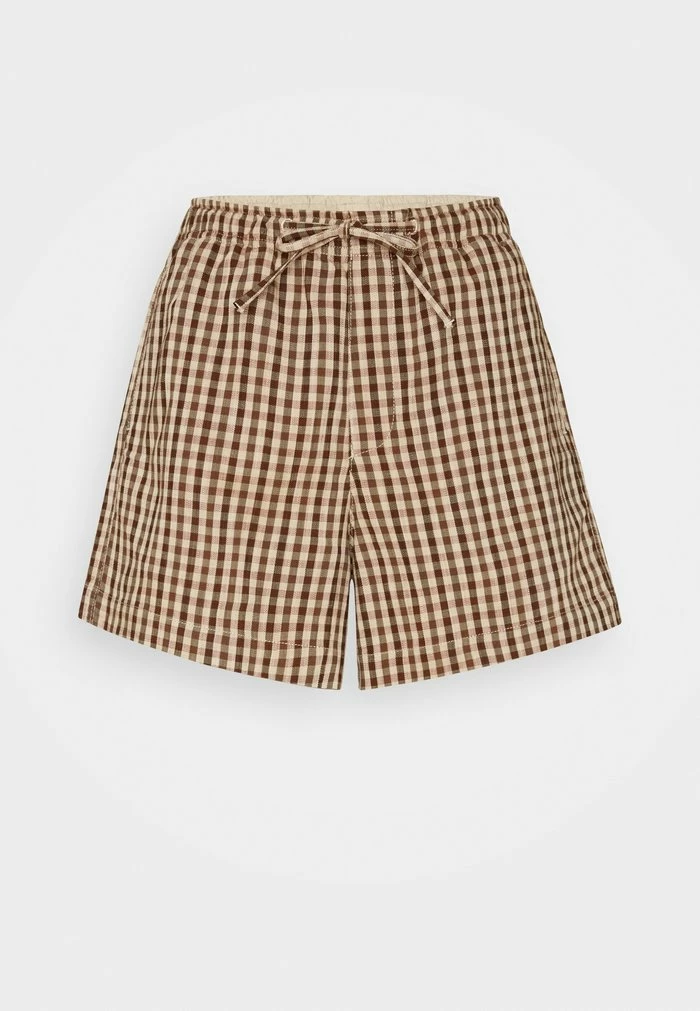 MUSAN CHECK - Shorts - brown check Holzweiler MUSAN CHECK - Shorts - Brown Check -Holzweiler shop 9c425d0652df4de0ba0f60b19ee30823