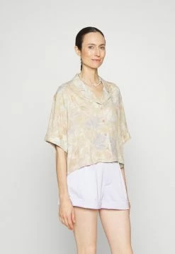 Holzweiler EDGAR CROPPED - Button-down Blouse - Orange Mix -Holzweiler shop 9c76b2529fd54c2a8006cd65f99ad7e6