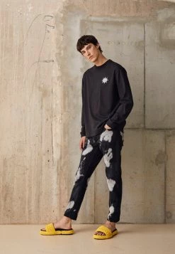 Holzweiler BLOOM LOGOS CREW - Long Sleeved Top - Black