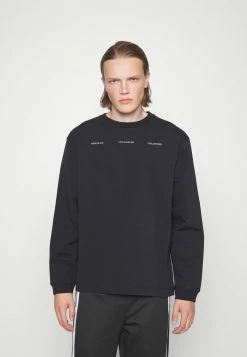 Holzweiler BLOOM THERMAL CREW - Sweatshirt - Black