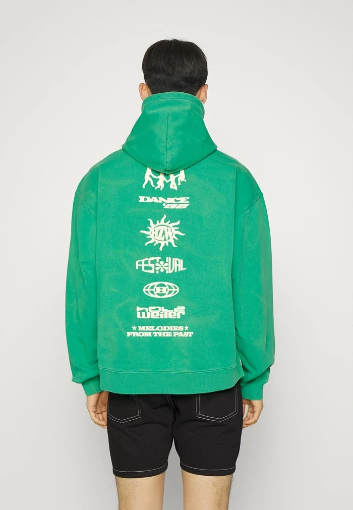 RIVERS LOGOS HOODIE - Hoodie - green Holzweiler RIVERS LOGOS HOODIE - Hoodie - Green -Holzweiler shop a6792a68599844e992153c1628263753