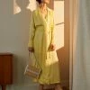 Holzweiler WANDER DRESS - Maxi Dress - Yellow 1 Holzweiler WANDER DRESS - Maxi Dress - Yellow -Holzweiler shop a9b9cc1b5fbc402397cb738f92573f8e