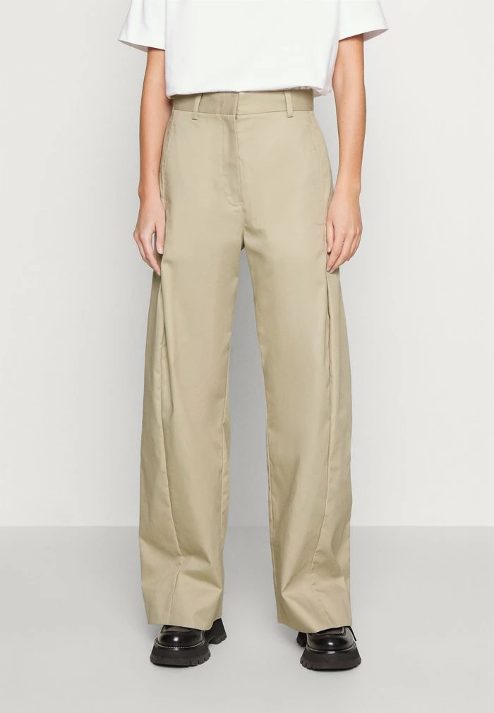 VIDDA TROUSERS - Trousers - sand Holzweiler VIDDA TROUSERS - Trousers - Sand -Holzweiler shop af554349a9dc4807a7d046342b818f3e