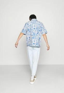 Holzweiler KIA PRINT SHIRT - Shirt - Blue Mix -Holzweiler shop b161967a6cf946c6aceaaca1759ac503