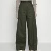 Holzweiler VIDDA TROUSERS - Trousers - Dark Green