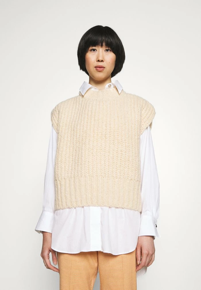 SILA VEST - Jumper - ecru Holzweiler SILA VEST - Jumper - Ecru -Holzweiler shop b1fbc82a7be74170adb2f0ec9e168d50