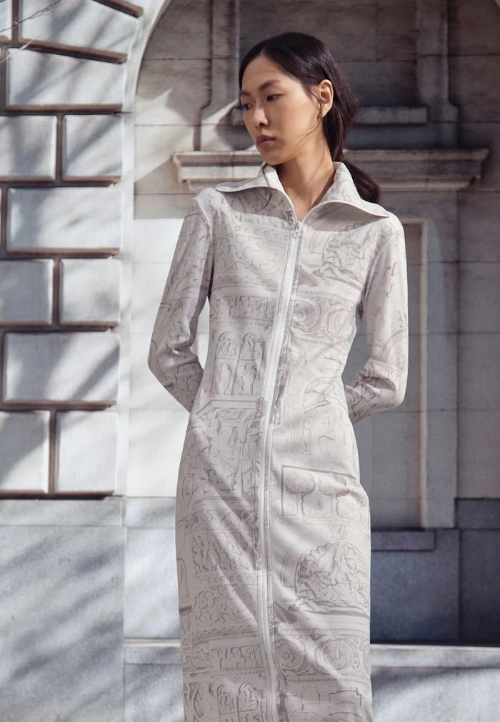 GO DRESS - Jersey dress - light grey Holzweiler GO DRESS - Jersey Dress - Light Grey -Holzweiler shop b6d57b37bcaf495b968f7386f565ba76