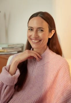 Holzweiler PENGUIN CARDIGAN - Cardigan - Lilac -Holzweiler shop b6e78d95c0914bada97a26292360fd0a