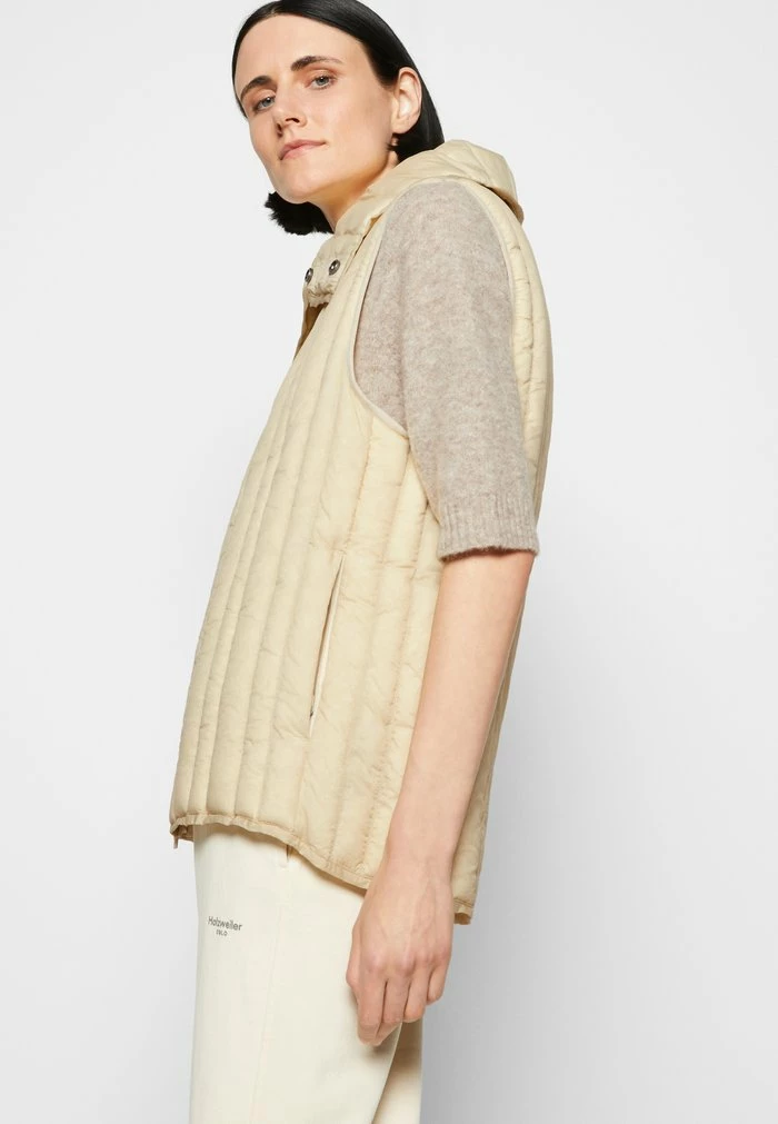 TRANSITION VEST - Waistcoat - ecru Holzweiler TRANSITION VEST - Waistcoat - Ecru -Holzweiler shop b8ab7ac4f5cd4389a72f05721095ff09