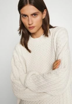 Holzweiler DEJA - Jumper - Ecru -Holzweiler shop b8d55d93e66d4ddcae61745d7ed95218