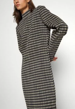 Holzweiler GALIA CHECK DRESS - Day Dress - Beige Check -Holzweiler shop b916567261a648718347b8a7d90cc6ee