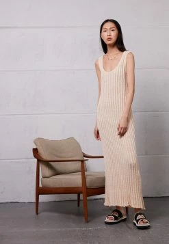 Holzweiler TRAIL DRESS - Jumper Dress - Ecru Mix