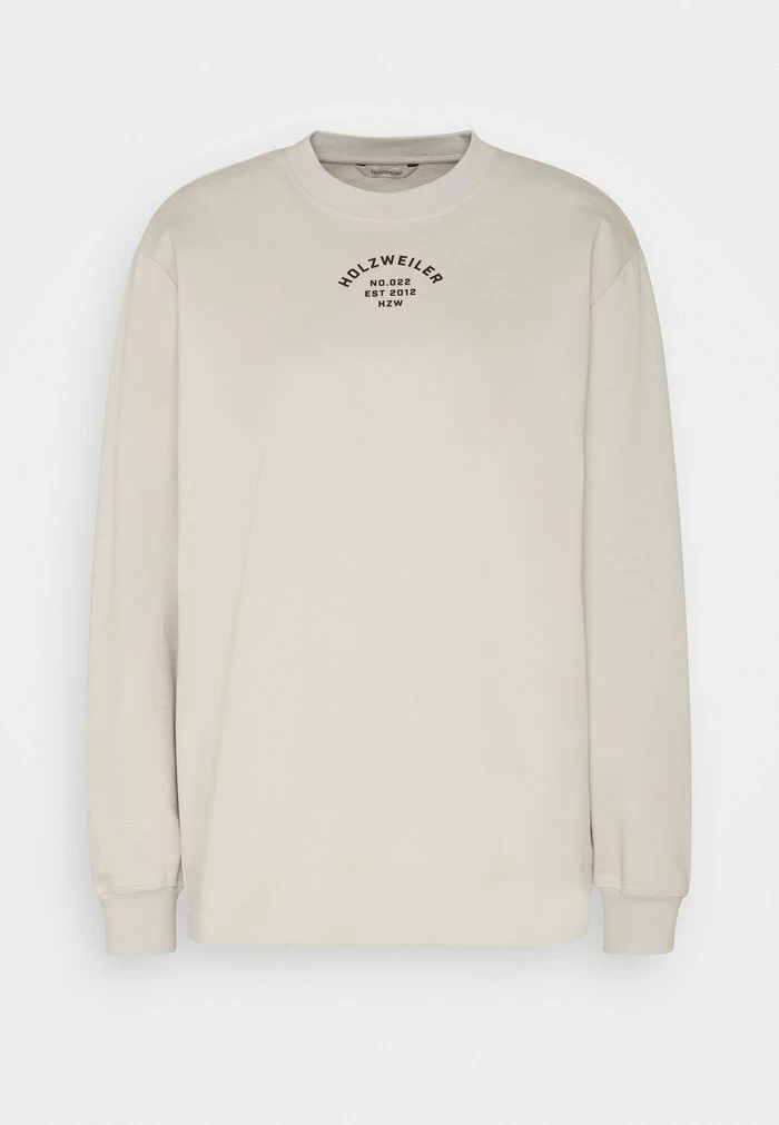 LURING PATCH - Long sleeved top - grey Holzweiler LURING PATCH - Long Sleeved Top - Grey -Holzweiler shop bb7b5a37464c49c4b45f00a6bc9948c8