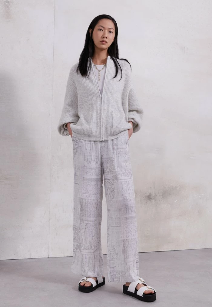 Holzweiler LUKA TROUSER - Trousers - Grey Mix 3 Holzweiler LUKA TROUSER - Trousers - Grey Mix