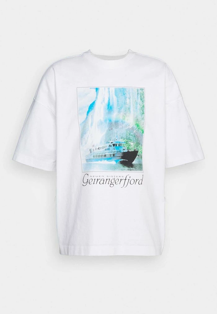 WINGS TOURIST TEE UNISEX - Print T-shirt - white Holzweiler WINGS TOURIST TEE UNISEX - Print T-shirt - White -Holzweiler shop bd3cc64d17a843048d9087f918d4a3e6