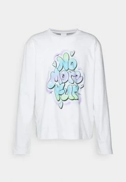 Holzweiler HANGER PRINT LONGSLEEVE - Long Sleeved Top - White 12 Holzweiler HANGER PRINT LONGSLEEVE - Long Sleeved Top - White -Holzweiler shop bda3f2651d0246378386038e2069f8a2