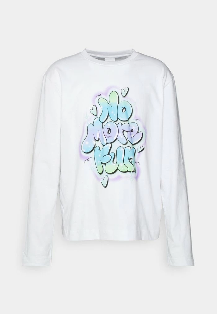 Holzweiler HANGER PRINT LONGSLEEVE - Long Sleeved Top - White 7 Holzweiler HANGER PRINT LONGSLEEVE - Long Sleeved Top - White - Image 5