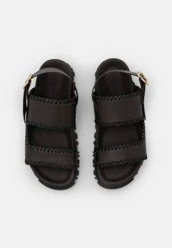 Holzweiler TVEITA - Platform Sandals - Dark Brown -Holzweiler shop beb0e492e40a4c679757bf2d35521a30