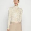 Holzweiler SARA PRINT TURTLE - Long Sleeved Top - Sand Mix -Holzweiler shop bf17819178eb4fd1b85729e53502fbd7