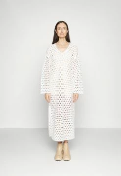 Holzweiler DRESS - Jumper Dress - White 5 Holzweiler DRESS - Jumper Dress - White -Holzweiler shop c1f638eb2f6045c9866bebaa5f8598b0