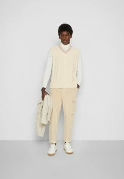 Holzweiler LUVI VEST - Jumper - Ecru -Holzweiler shop c47badc0da4b42d4bbe18f98d2ebcc10