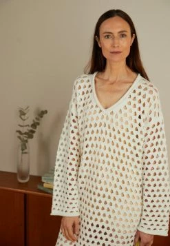 Holzweiler DRESS - Jumper Dress - White 4 Holzweiler DRESS - Jumper Dress - White -Holzweiler shop c6a7d98211204d7b9875f3cf23c30fbc