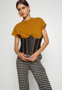 Holzweiler GILLY CHECK TROUSER - Trousers - Beige -Holzweiler shop c80ddb4d158b46ccbc5255716b0e2216