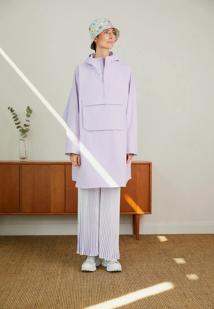 SOLIDARITY PONCHO - Parka - lilac Holzweiler SOLIDARITY PONCHO - Parka - Lilac -Holzweiler shop c8106419df2b4076adfe1020523672fc