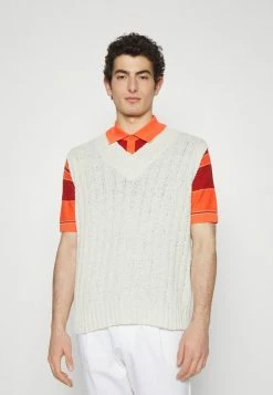 Holzweiler LUVI DIAMOND VEST - Jumper - Ecru