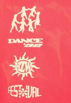 Holzweiler BLOOM LOGOS CREW - Long Sleeved Top - Red -Holzweiler shop cd1552283a8144138d7c89f9f5a8d9d5