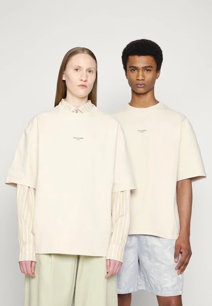 RANGER OSLO TEE UNISEX - Basic T-shirt - ecru Holzweiler RANGER OSLO TEE UNISEX - Basic T-shirt - Ecru -Holzweiler shop d176dd0bf45e4d77b0adbf0d99d7533c