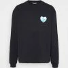 Holzweiler BLOOM EARTH CREW - Sweatshirt - Black