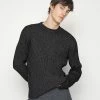 Holzweiler REILLY KNIT LONGSLEEVE - Jumper - Black Mix 1 Holzweiler REILLY KNIT LONGSLEEVE - Jumper - Black Mix -Holzweiler shop d63c32f4d4234165b80dc995699c2060