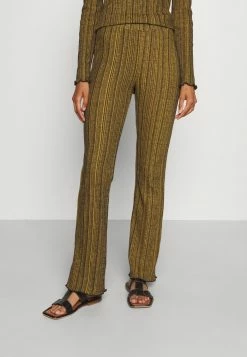 Holzweiler TOULOUSE MELANGE TROUSER - Trousers - Yellow