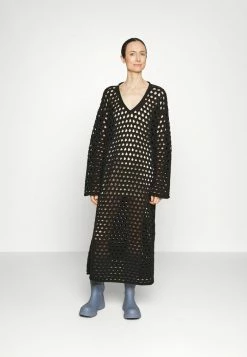 Holzweiler DRESS - Jumper Dress - Black -Holzweiler shop d985ca7e63bb4d64b4e8cb6c5cf059e6