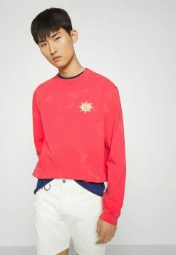 Holzweiler BLOOM LOGOS CREW - Long Sleeved Top - Red -Holzweiler shop db372770597e4e189ab44508579c04f4