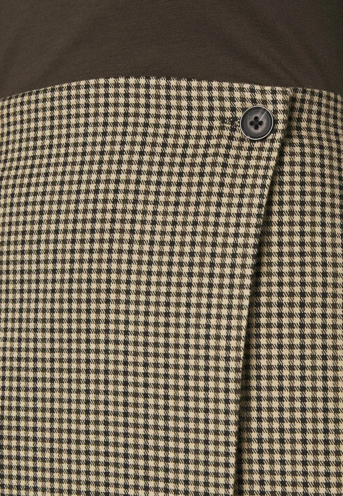 ERINA CHECK SKIRT - Mini skirt - beige Holzweiler ERINA CHECK SKIRT - Mini Skirt - Beige -Holzweiler shop db97d4dbd32447d4bd618b3a3ae47312