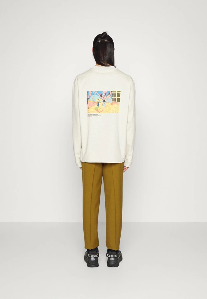 BLOOM NATIONAL CREW - Sweatshirt - grey mix Holzweiler BLOOM NATIONAL CREW - Sweatshirt - Grey Mix -Holzweiler shop db9eedda591944cba09ff564282427c7