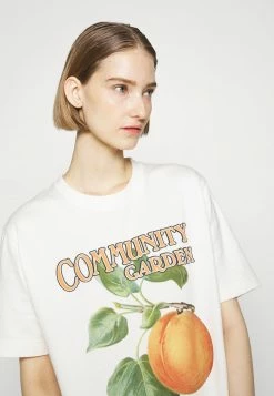 Holzweiler KJERAG PEACH TEE - Print T-shirt - Ecru -Holzweiler shop de393eb2fdad45659f37d101cd67b02a