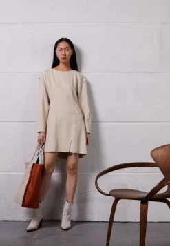 Holzweiler VISION STITCH DRESS - Day Dress - Sand