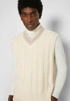 Holzweiler LUVI VEST - Jumper - Ecru -Holzweiler shop ea80d4f40a2c4707ad6228cd0ea14f4e