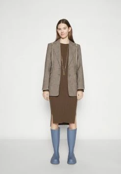 Holzweiler ANGELONIA PIPING - Short Coat - Taupe -Holzweiler shop ed0123aac5374091a48793e4ca67d319