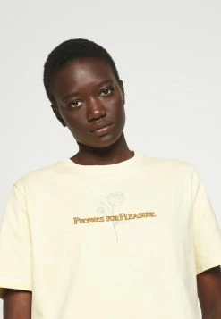 Holzweiler KJERAG TEE - Print T-shirt - Light Yellow -Holzweiler shop ef4eb1efbe494511a3f95ccf54edeaed