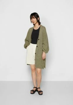 Holzweiler PASSAGE CARDIGAN - Cardigan - Green Mix -Holzweiler shop f0b2adb46ca64fba97338a8407699f51