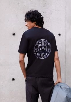 Holzweiler HANGER CHROME TEE - Print T-shirt - Black