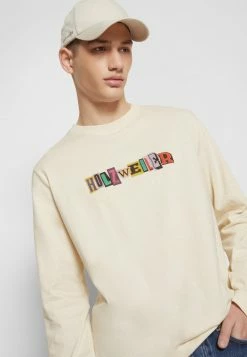 Holzweiler CANTERBURY - Long Sleeved Top - Ecru -Holzweiler shop f2378f47ef2742c7989801ad9fe3e2ce