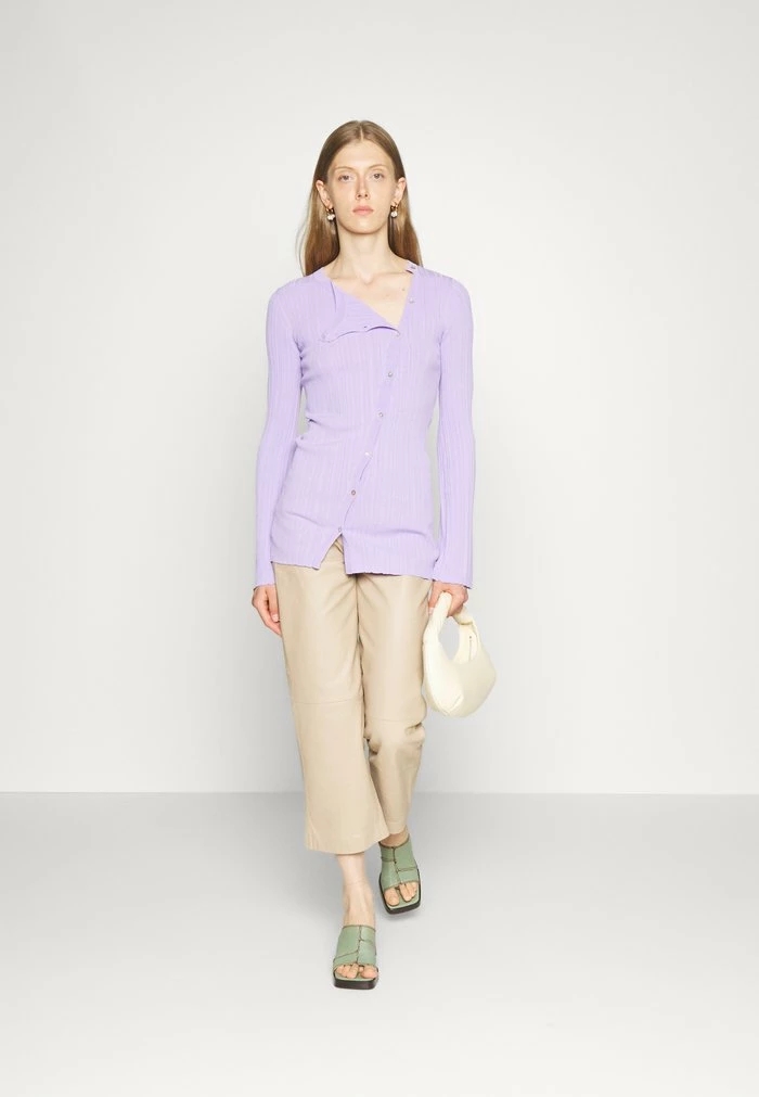 BARBARA CARDIGAN - Cardigan - lilac Holzweiler BARBARA CARDIGAN - Cardigan - Lilac -Holzweiler shop f23954436c384cd5a05ed75e522d0b95