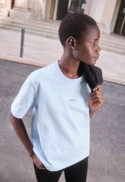 Holzweiler KJERAG OSLO TEE - Basic T-shirt - Blue