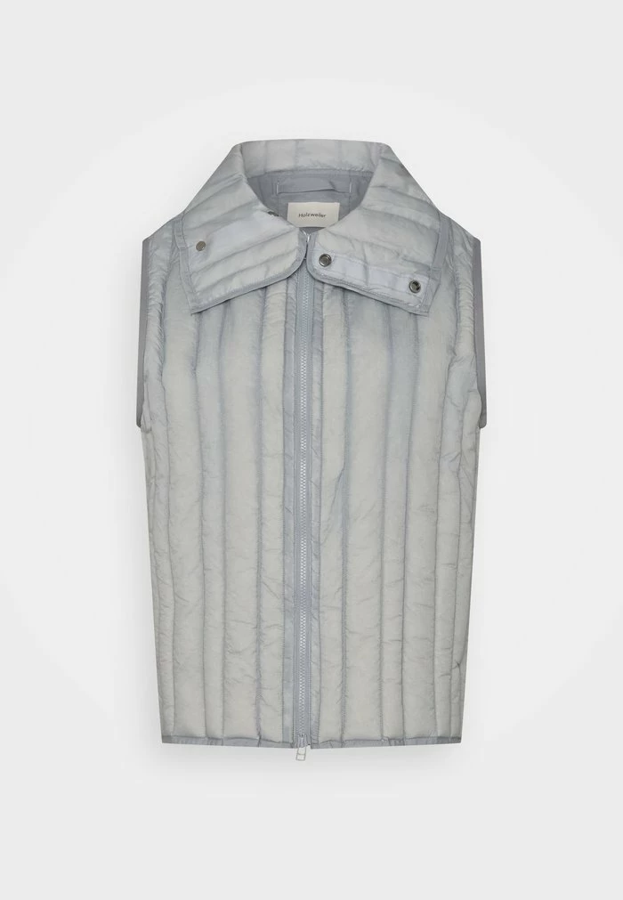 TRANSITION VEST - Waistcoat - blue grey Holzweiler TRANSITION VEST - Waistcoat - Blue Grey -Holzweiler shop f4726d761e4748fcb2c3ad78b220e00c