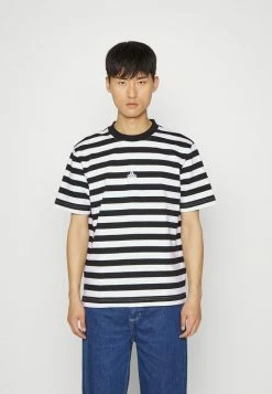 Holzweiler HANGER STRIPED TEE - Print T-shirt - Black/white